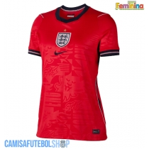 Camisa de time de futebol Inglaterra Replicas 2º Equipamento Feminina Mundo 2026 Manga Curta